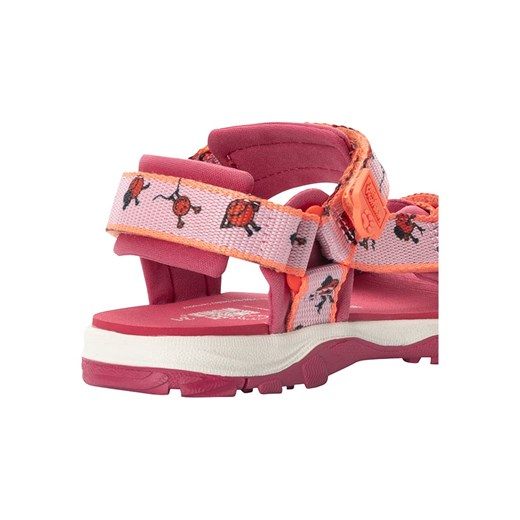 Sandały dziecięce Jack Wolfskin z nadrukami na rzepy 