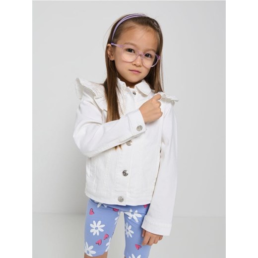 Sinsay - Kurtka jeansowa - kremowy ze sklepu Sinsay w kategorii Kurtki dziewczęce - zdjęcie 173282918