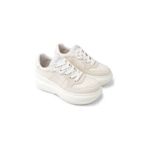 Buty sportowe damskie Liu Jo sneakersy białe na platformie 