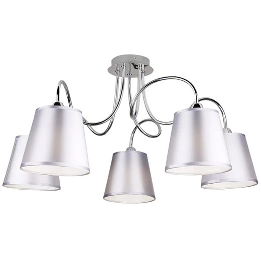 Duża srebrna lampa sufitowa - 4X K315 F9-S24 ze sklepu Edinos.pl w kategorii Lampy sufitowe - zdjęcie 173284997
