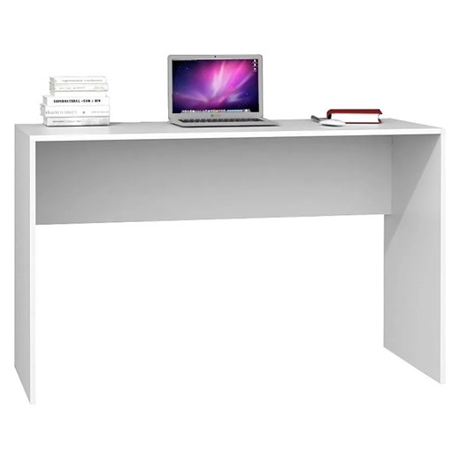 Nowoczesne komputerowe biurko białe - Luvis 2X Elior One Size Edinos.pl