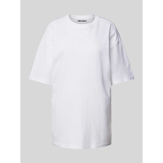 T-shirt o kroju oversized z obniżonymi ramionami Review S Peek&Cloppenburg 