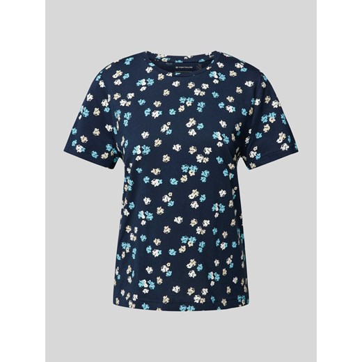 T-shirt z kwiatowym nadrukiem ze sklepu Peek&Cloppenburg  w kategorii Bluzki damskie - zdjęcie 173288816