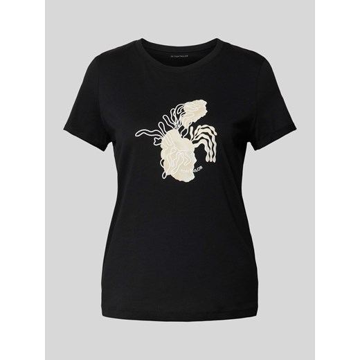 T-shirt z okrągłym dekoltem ze sklepu Peek&Cloppenburg  w kategorii Bluzki damskie - zdjęcie 173288825