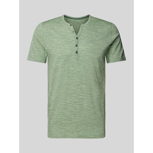 T-shirt z krótką listwą guzikową ze sklepu Peek&Cloppenburg  w kategorii T-shirty męskie - zdjęcie 173288986