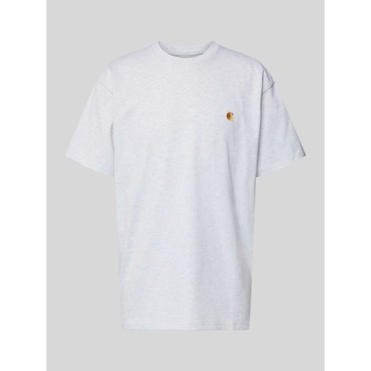 T-shirt z wyhaftowanym logo model ‘CHASE’ L Peek&Cloppenburg 