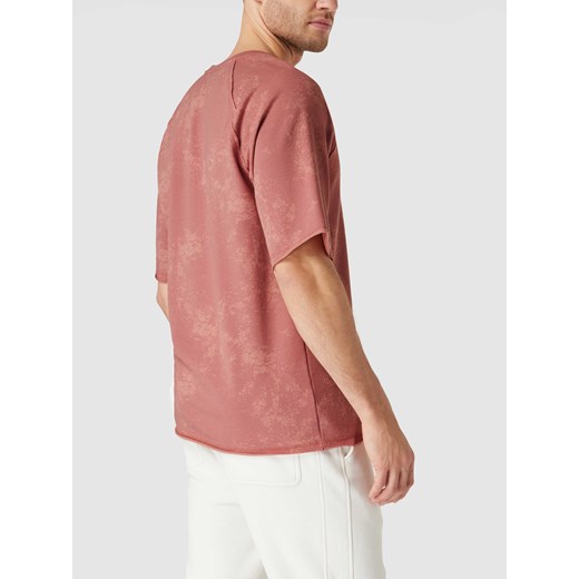 T-shirt męski Calvin Klein Underwear casual różowy z krótkim rękawem 