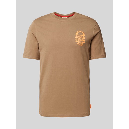 T-shirt z nadrukiem z logo ze sklepu Peek&Cloppenburg  w kategorii T-shirty męskie - zdjęcie 173289086