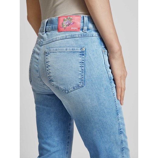 Jeansy z prostą nogawką o skróconym kroju model ‘Cici’ 44 Peek&Cloppenburg 
