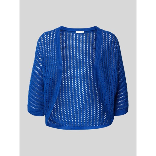 Sweter damski Tom Tailor z okrągłym dekoltem niebieski casualowy 