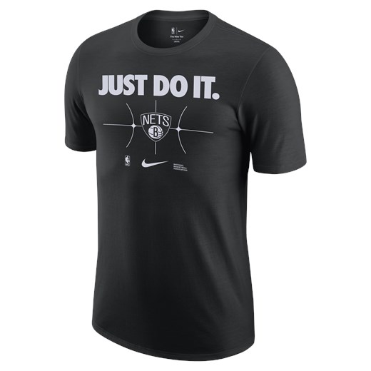 Czarny t-shirt męski Nike z krótkim rękawem sportowy