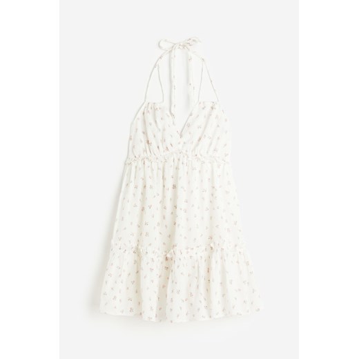 H & M - Sukienka z mocowaniem na karku - Biały ze sklepu H&M w kategorii Sukienki - zdjęcie 173289576