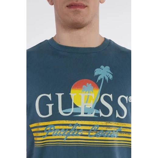 T-shirt męski Guess z krótkimi rękawami