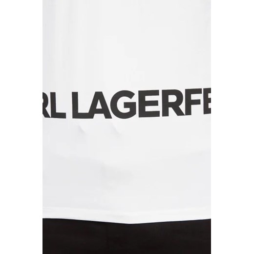 T-shirt męski Karl Lagerfeld z krótkim rękawem biały bawełniany 