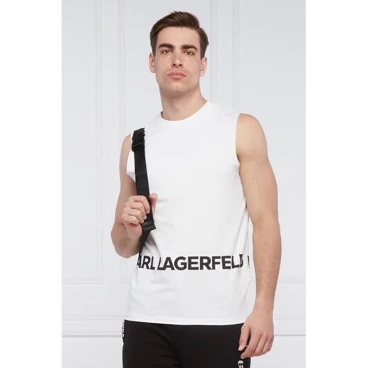 T-shirt męski Karl Lagerfeld z krótkim rękawem bawełniany 