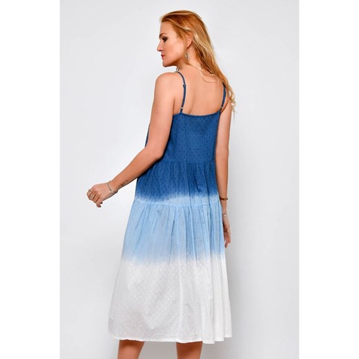 H.H.G. Sukienka w kolorze niebiesko-białym XL Limango Polska okazyjna cena