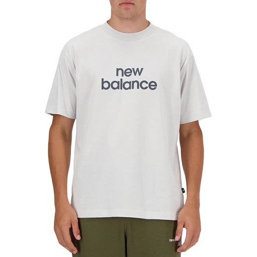 Koszulka New Balance MT41582GYM - szara ze sklepu streetstyle24.pl w kategorii T-shirty męskie - zdjęcie 173291359