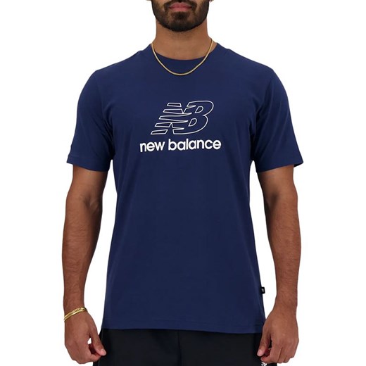 Koszulka New Balance MT41906NNY - granatowa ze sklepu streetstyle24.pl w kategorii T-shirty męskie - zdjęcie 173291367