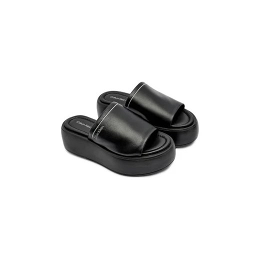 Calvin Klein Skórzane klapki FLATFORM SLIDE LTH Calvin Klein 39 Gomez Fashion Store