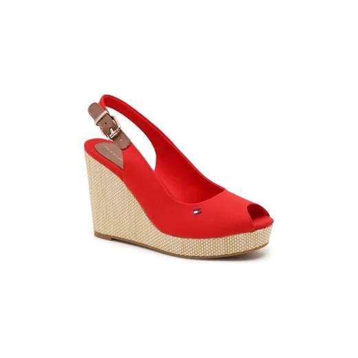 Tommy Hilfiger Koturny ICONIC ELENA | z dodatkiem skóry ze sklepu Gomez Fashion Store w kategorii Espadryle damskie - zdjęcie 173291469