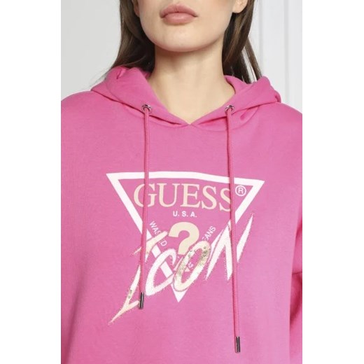 GUESS Bluza ICON | Cropped Fit Guess XL okazyjna cena Gomez Fashion Store