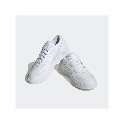 Buty sportowe męskie Adidas białe wiązane na lato 