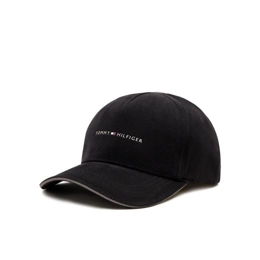 Tommy Hilfiger Czapka z daszkiem Downtown Cap AM0AM11486 Czarny Tommy Hilfiger uniwersalny promocja MODIVO