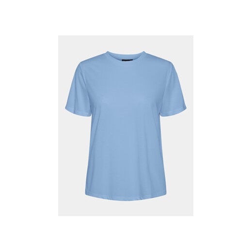 Pieces T-Shirt Anora 17148789 Niebieski Regular Fit ze sklepu MODIVO w kategorii Bluzki damskie - zdjęcie 173292557