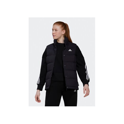 adidas Kamizelka Helionic Down Vest HG6280 Czarny Regular Fit ze sklepu MODIVO w kategorii Kamizelki damskie - zdjęcie 173292616