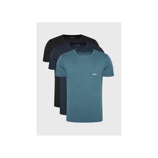 Boss Komplet 3 t-shirtów 50475286 Niebieski Regular Fit M wyprzedaż MODIVO