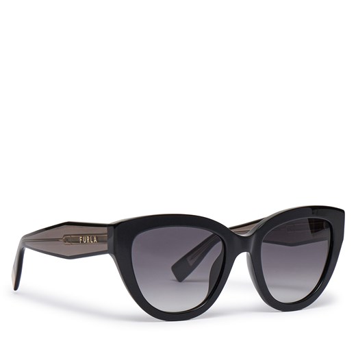 Okulary przeciwsłoneczne Furla Sunglasses Sfu779 WD00107-A.0116-O6000-4401 Czarny ze sklepu eobuwie.pl w kategorii Okulary przeciwsłoneczne damskie - zdjęcie 173293726