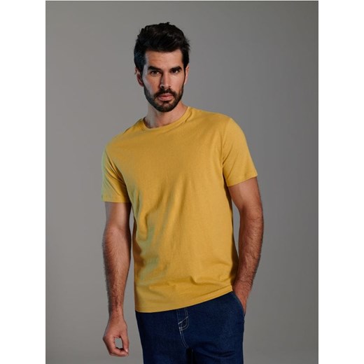 Sinsay - Koszulka - żółty ze sklepu Sinsay w kategorii T-shirty męskie - zdjęcie 173296015