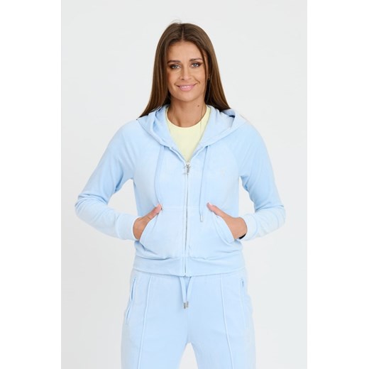 JUICY COUTURE Błękitna bluza Madison Hoodie, Wybierz rozmiar M ze sklepu outfit.pl w kategorii Bluzy damskie - zdjęcie 173297759