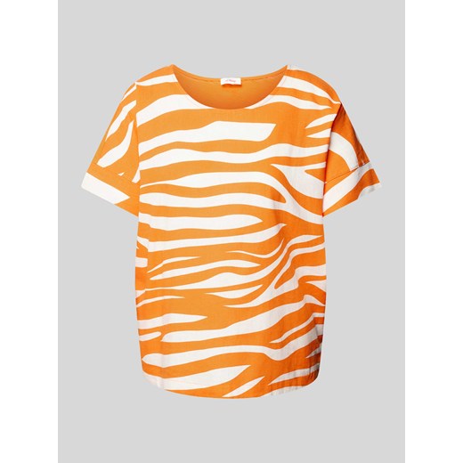 T-shirt z okrągłym dekoltem ze sklepu Peek&Cloppenburg  w kategorii Bluzki damskie - zdjęcie 173298538