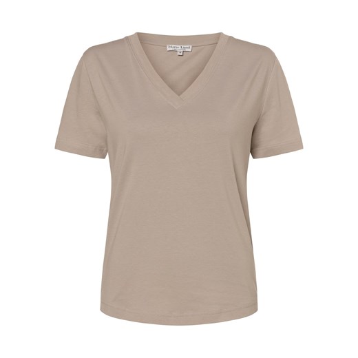 Marie Lund T-shirt damski Kobiety Bawełna taupe jednolity ze sklepu vangraaf w kategorii Bluzki damskie - zdjęcie 173299735
