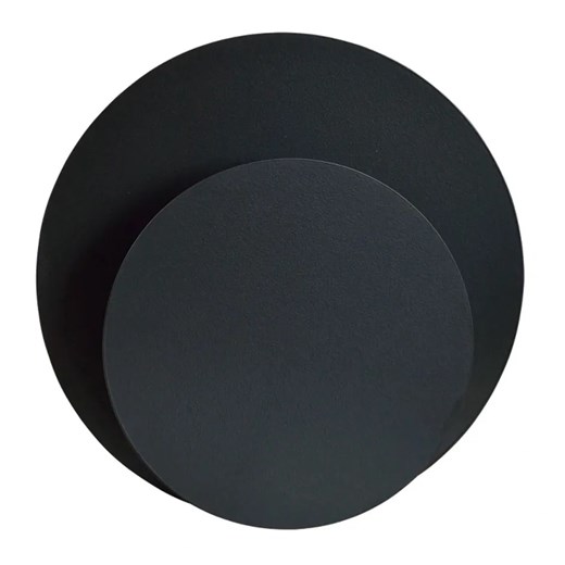 Czarny okrągły nowoczesny kinkiet - D028-Tavon ze sklepu Edinos.pl w kategorii Lampy ścienne - zdjęcie 173300295