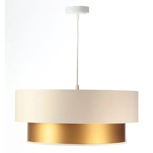 Złoto-kremowa lampa wisząca glamour - S419-Nilda Lumes One Size Edinos.pl