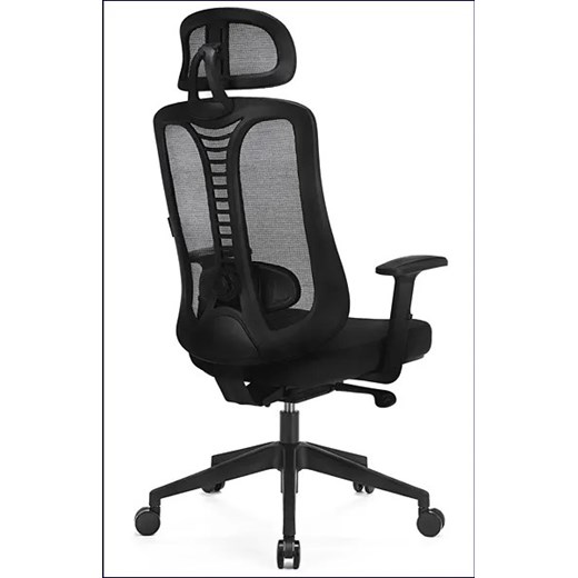 Czarny fotel ergonomiczny zgodny z rozporządzeniem MR i PS z 2023r - Vinter One Size Edinos.pl