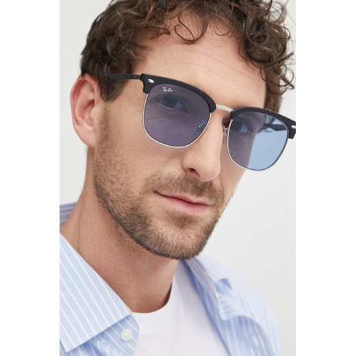 Ray-Ban okulary przeciwsłoneczne kolor czarny 0RB4418D 56 ANSWEAR.com