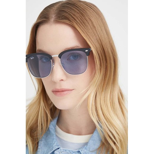 Ray-Ban okulary przeciwsłoneczne kolor czarny 0RB4418D 56 ANSWEAR.com