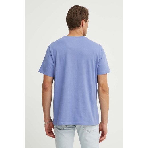 Levi&apos;s t-shirt bawełniany męski kolor fioletowy gładki M ANSWEAR.com