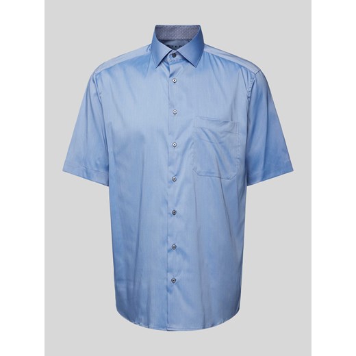 Koszula biznesowa o kroju comfort fit z rękawem o dł. 1/2 ze sklepu Peek&Cloppenburg  w kategorii Koszule męskie - zdjęcie 173302096