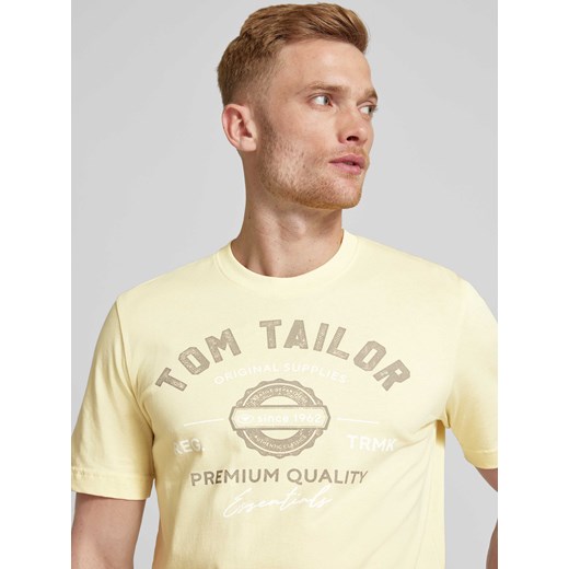 T-shirt z nadrukiem z logo Tom Tailor M Peek&Cloppenburg 