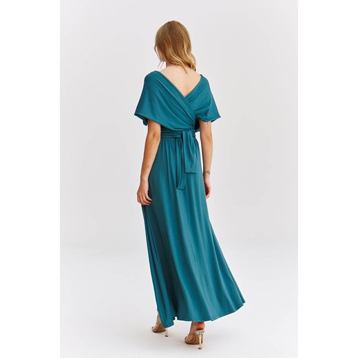 Sukienka Naoko elegancka z krótkim rękawem