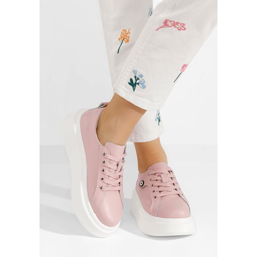 Różowe sneakersy damskie Galedia V2 ze sklepu Zapatos w kategorii Trampki damskie - zdjęcie 173304538