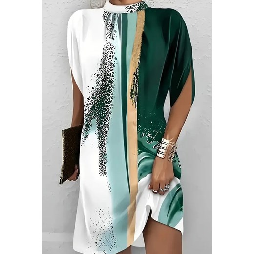 Sukienka ZOLDERFA GREEN ze sklepu Ivet Shop w kategorii Sukienki - zdjęcie 173304797