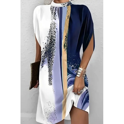 Sukienka ZOLDERFA BLUE ze sklepu Ivet Shop w kategorii Sukienki - zdjęcie 173304799