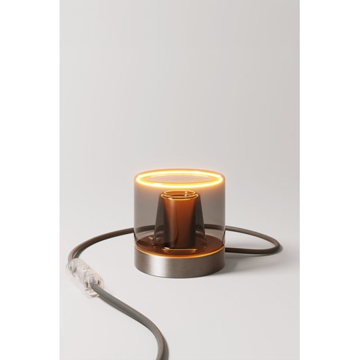 H & M - Lampa Stołowa Z Żarówką Mini Ghost - Szary ze sklepu H&M w kategorii Lampy stołowe - zdjęcie 173305548