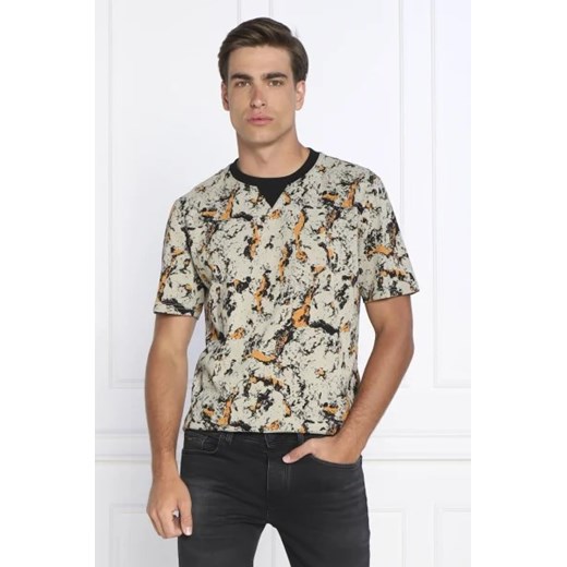 BOSS ORANGE T-shirt Tecrinkle | Regular Fit ze sklepu Gomez Fashion Store w kategorii T-shirty męskie - zdjęcie 173305906