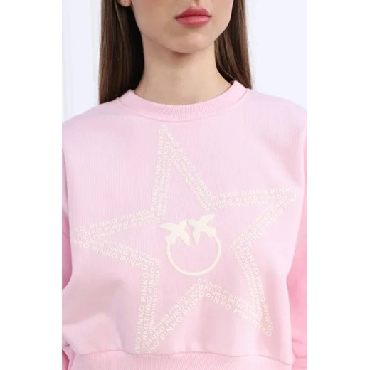 Bluza damska różowa Pinko z bawełny